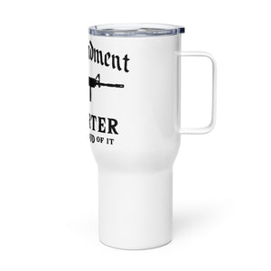 2nd Amendment Supporter Tumbler with a handle