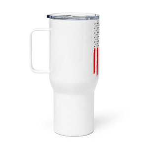 Patriot American Flag Tumbler with a handle