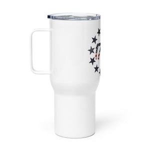 Red White and Blue 1776 Tumbler with a handle
