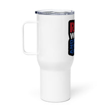 Load image into Gallery viewer, Red White and Pew Tumbler with a handle