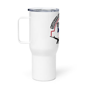 Shove Your Gun Control Tumbler with a handle