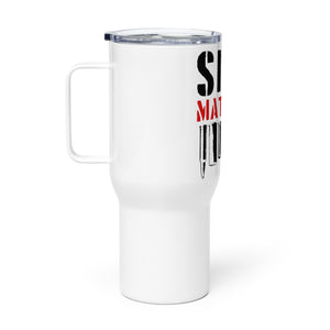 Size Matters Tumbler with a handle