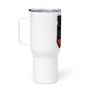 We The People 1776 Flag Tumbler with a handle