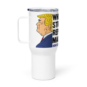 White, Straight, Republican, Male Tumbler with a handle