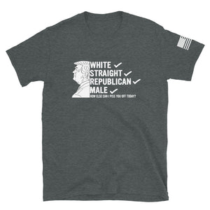 White, Straight, Republican, Male T-Shirt