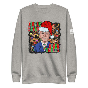 Jingle Bells Biden Smells Fleece Sweatshirt