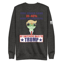 Load image into Gallery viewer, Switch Back to Trump Fleece Sweatshirt