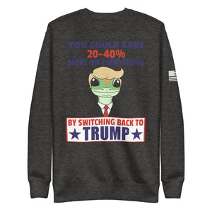 Switch Back to Trump Fleece Sweatshirt