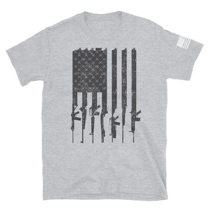 American Flag Rifles T-Shirt