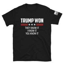 Load image into Gallery viewer, Trump Won T-Shirt