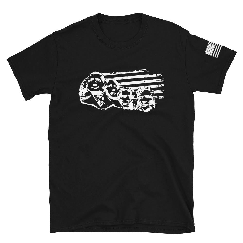 Mount Rushmore with Flag T-Shirt