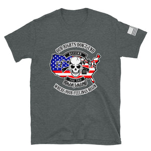 Red White and Blue Our Rights Don't End T-Shirt