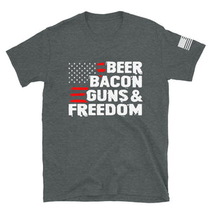 Beer Bacon Guns & Freedom T-Shirt