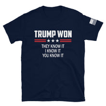 Load image into Gallery viewer, Trump Won T-Shirt
