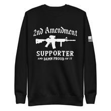 Load image into Gallery viewer, 2nd Amendment Supporter Fleece Sweatshirt