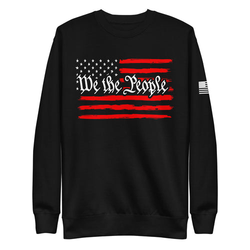 U.S.A. Flag We The People Fleece Sweatshirt