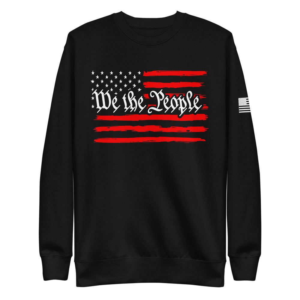 U.S.A. Flag We The People Fleece Sweatshirt