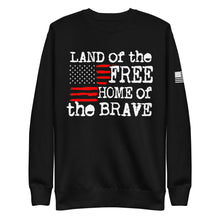 Load image into Gallery viewer, Land of The Free Fleece Sweatshirt