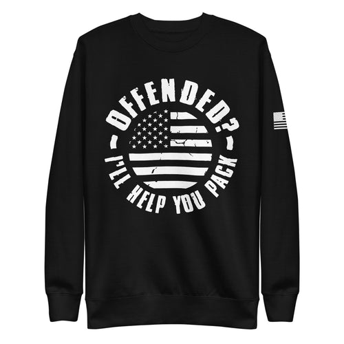 Offended? Fleece Sweatshirt