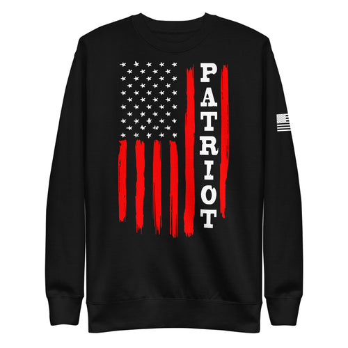Patriot American Flag Fleece Sweatshirt