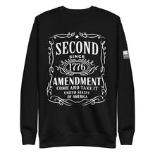 Load image into Gallery viewer, Second Amendment Whiskey Fleece Sweatshirt