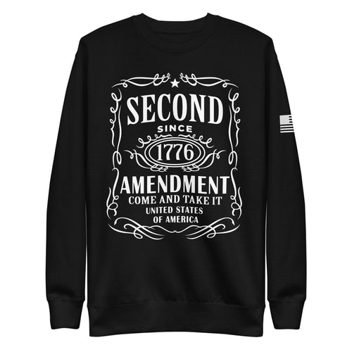Second Amendment Whiskey Fleece Sweatshirt