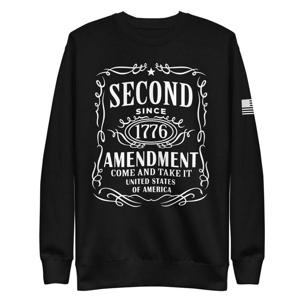 Second Amendment Whiskey Fleece Sweatshirt