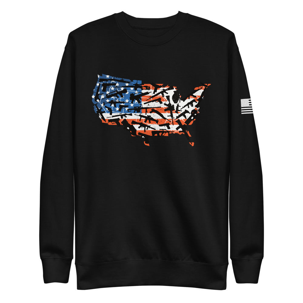 American Guns Fleece Sweatshirt