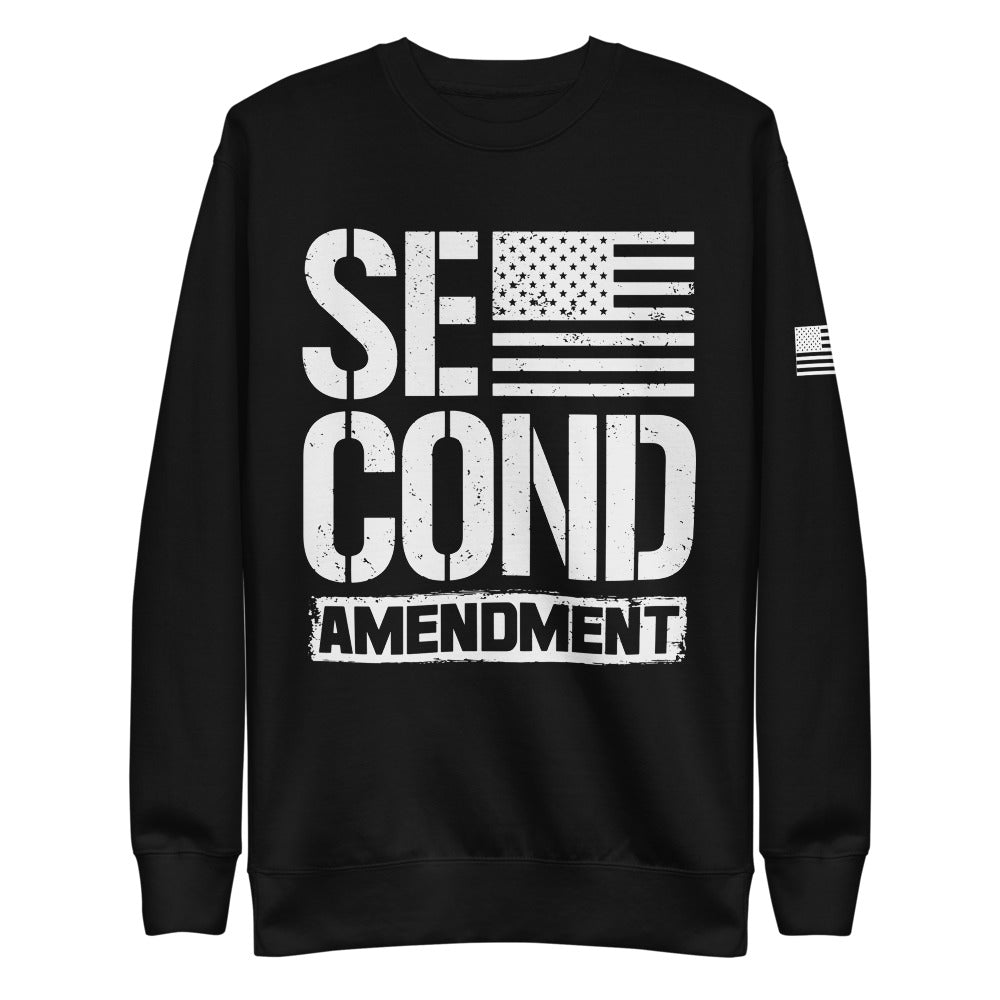 Second Amendment Flag Fleece Sweatshirt