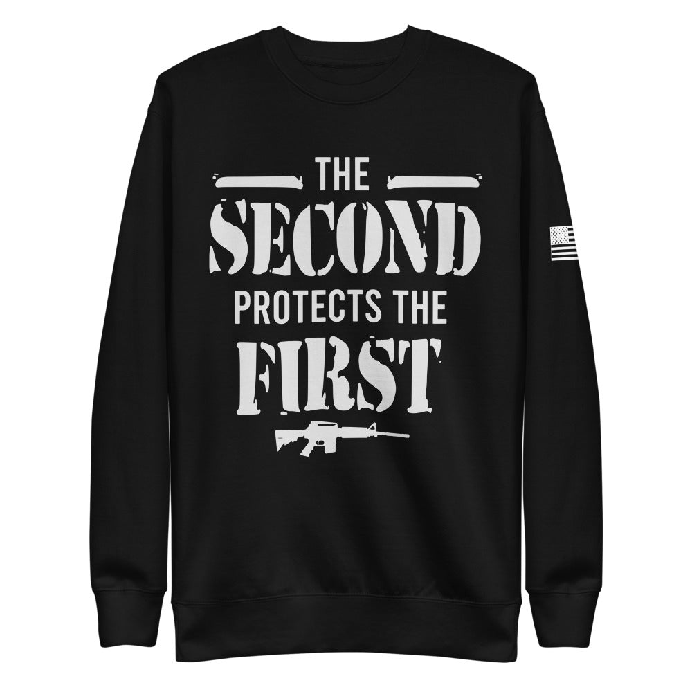 Second Protects the First Fleece Sweatshirt