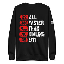 Load image into Gallery viewer, All Faster than 911 Fleece Sweatshirt