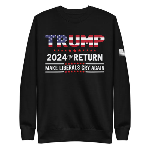 Trump 2024 The Return Fleece Sweatshirt