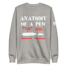 Load image into Gallery viewer, Anatomy of a Pew Fleece Sweatshirt