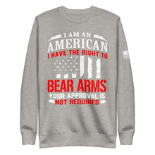 Load image into Gallery viewer, I Have The Right To Bear Arms Fleece Sweatshirt