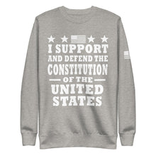 Load image into Gallery viewer, I Support and Defend The Constitution Fleece Sweatshirt
