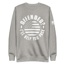 Load image into Gallery viewer, Offended? Fleece Sweatshirt