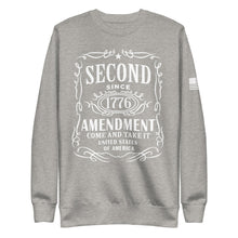 Load image into Gallery viewer, Second Amendment Whiskey Fleece Sweatshirt