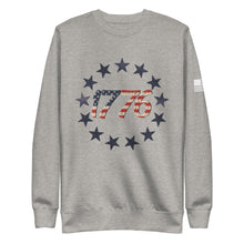 Load image into Gallery viewer, Red White and Blue 1776 Fleece Sweatshirt