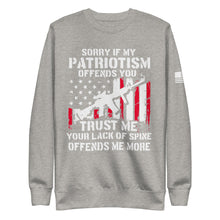 Load image into Gallery viewer, Patriotism Fleece Sweatshirt