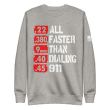 Load image into Gallery viewer, All Faster than 911 Fleece Sweatshirt