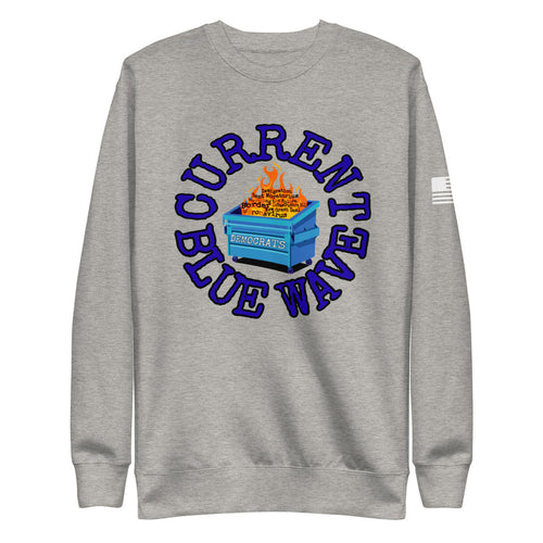 Democrat Dumpster Fire Fleece Sweatshirt