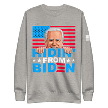 Load image into Gallery viewer, Hidin&#39; From Biden Fleece Sweatshirt