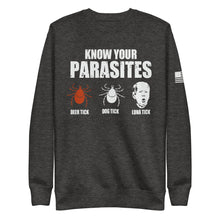 Load image into Gallery viewer, Know Your Parasites Fleece Sweatshirt
