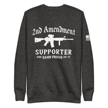 Load image into Gallery viewer, 2nd Amendment Supporter Fleece Sweatshirt