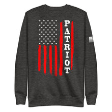 Load image into Gallery viewer, Patriot American Flag Fleece Sweatshirt