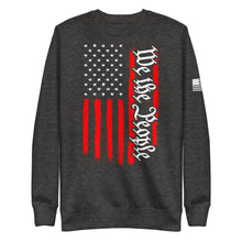 Load image into Gallery viewer, American Flag We The People Fleece Sweatshirt