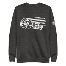 Load image into Gallery viewer, Mount Rushmore with Flag Fleece Sweatshirt