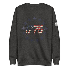Load image into Gallery viewer, Red White and Blue 1776 Fleece Sweatshirt