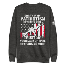 Load image into Gallery viewer, Patriotism Fleece Sweatshirt