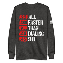 Load image into Gallery viewer, All Faster than 911 Fleece Sweatshirt